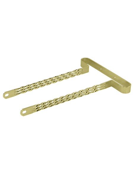 26 Lowrider Triple Flat Twisted Bumper Front/Rear Gold.